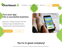 Tablet Screenshot of chartboost.com